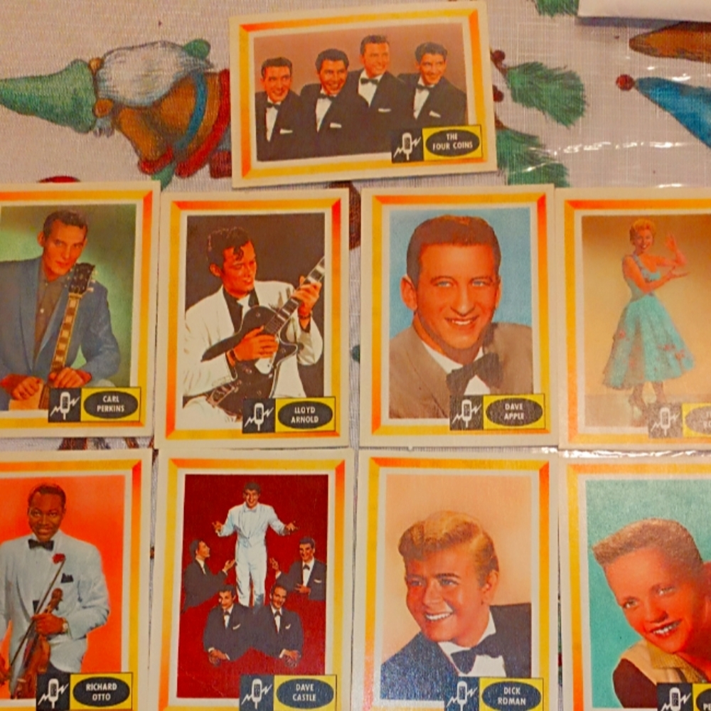 Fleer music artist trading cards